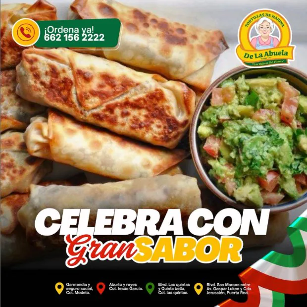 Publicación «Celebra con gran sabor» con flautas de harina